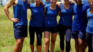 Group of men and women Group of men and women